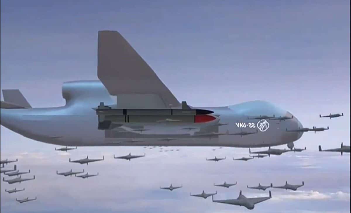 the Jiu Tian unmanned drone carrier