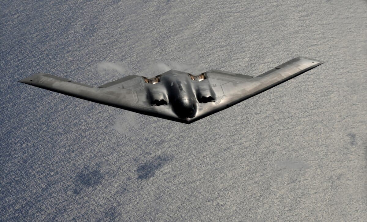 A B-2 bomber