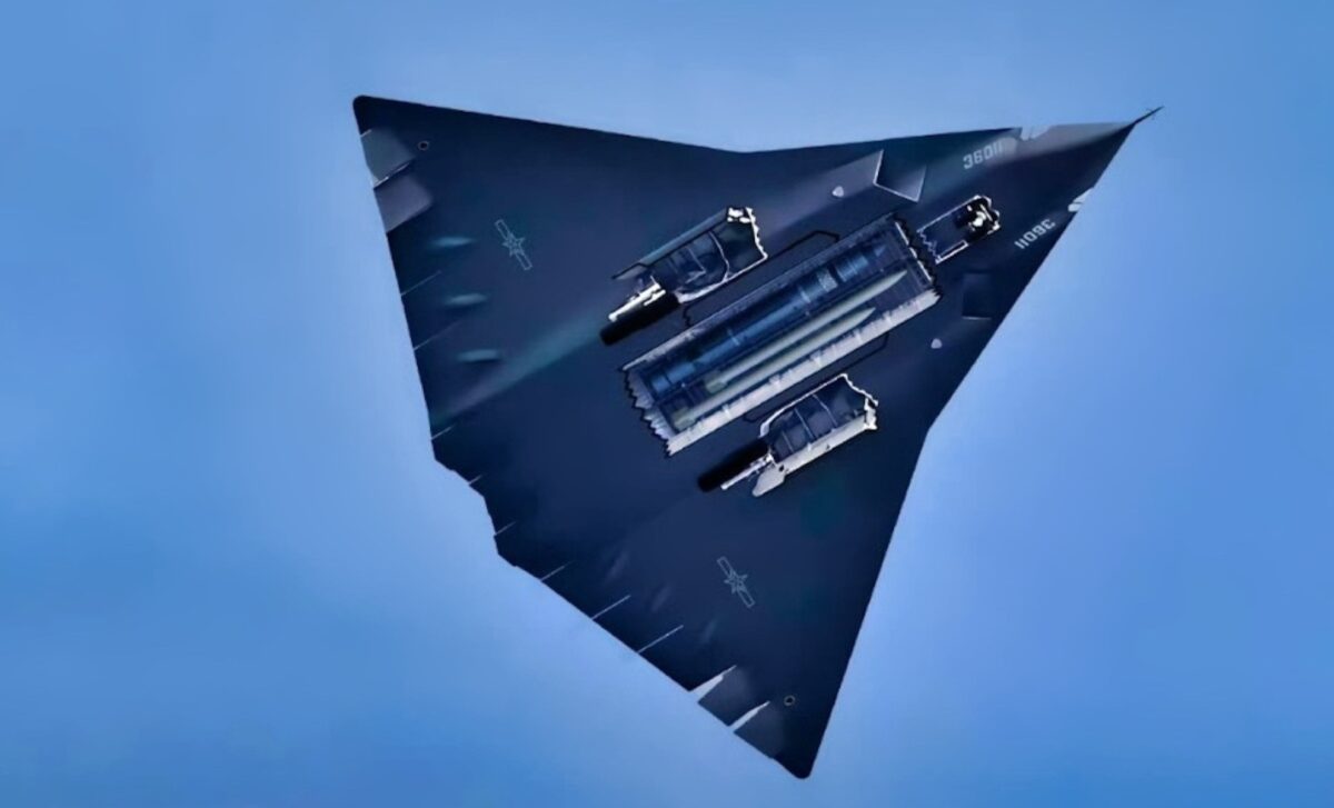China's new J-36 fighter.