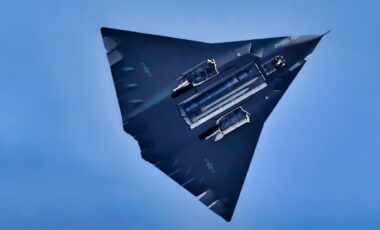 China's new J-36 fighter.