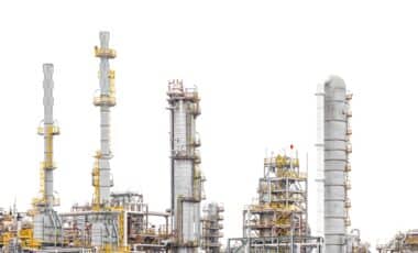 Gas raffinerie