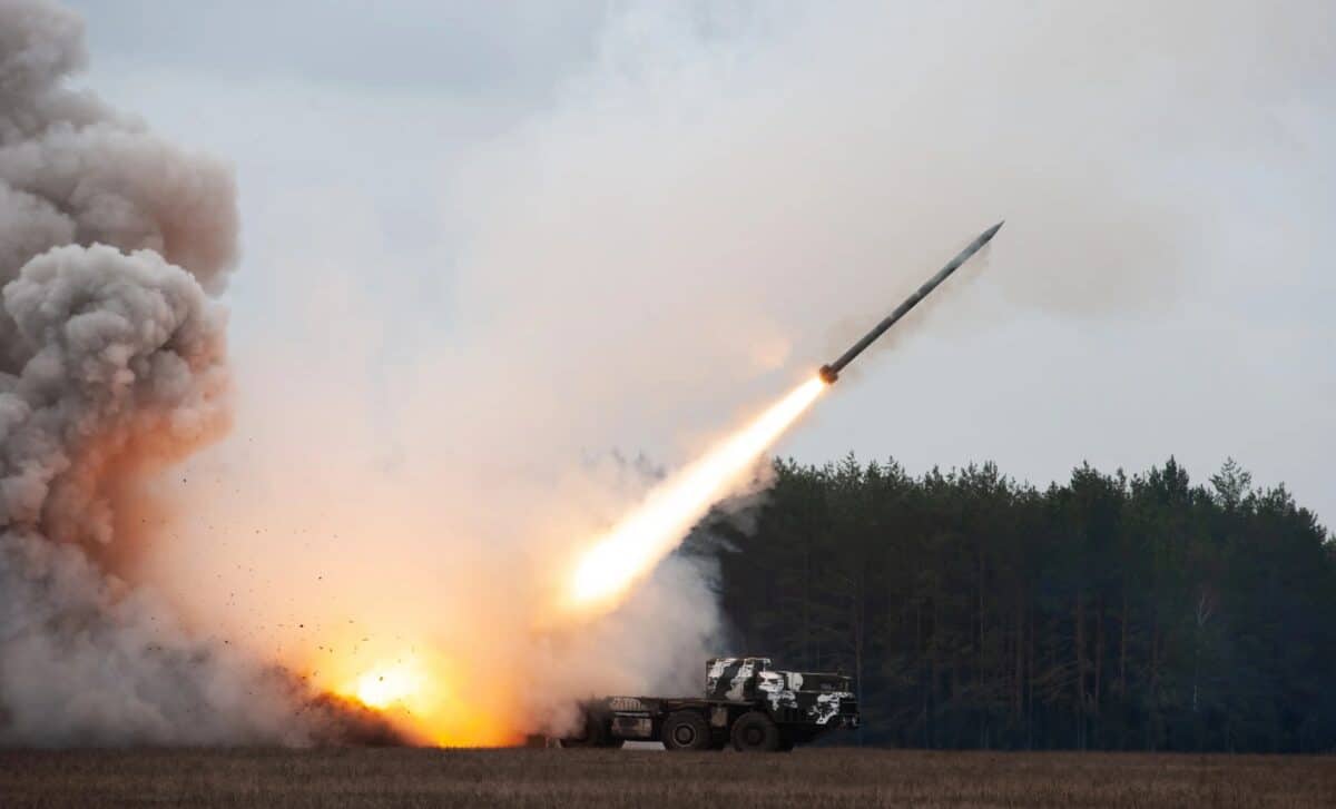 Launch of military missiles