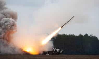 Launch of military missiles