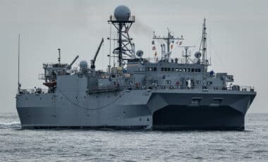 US Navy ship's USNS Victorious