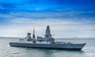 British Royal Navy Type 45 destroyer HMS Duncan