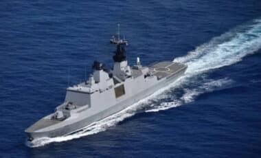 La Fayette-class frigate of the Taiwanese Navy