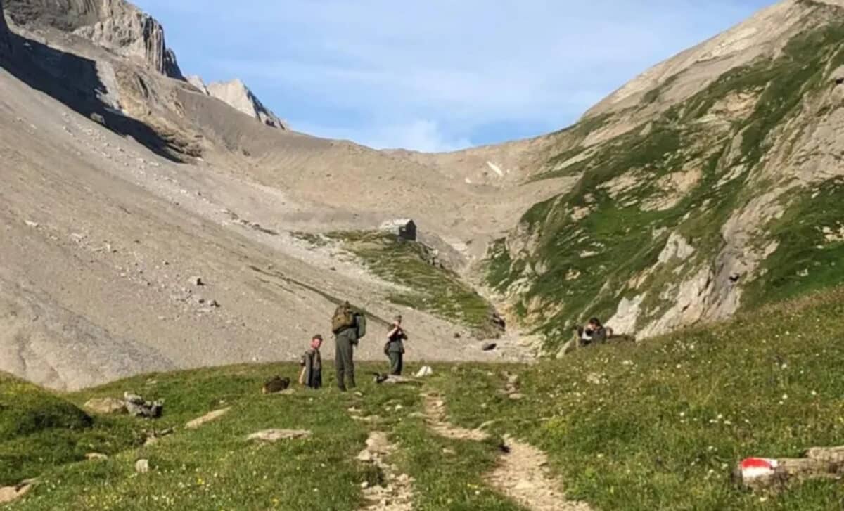 Men in Nazi Uniforms Hike Through Swiss Alps