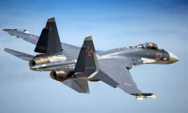 Russian Su-35 fighter jet