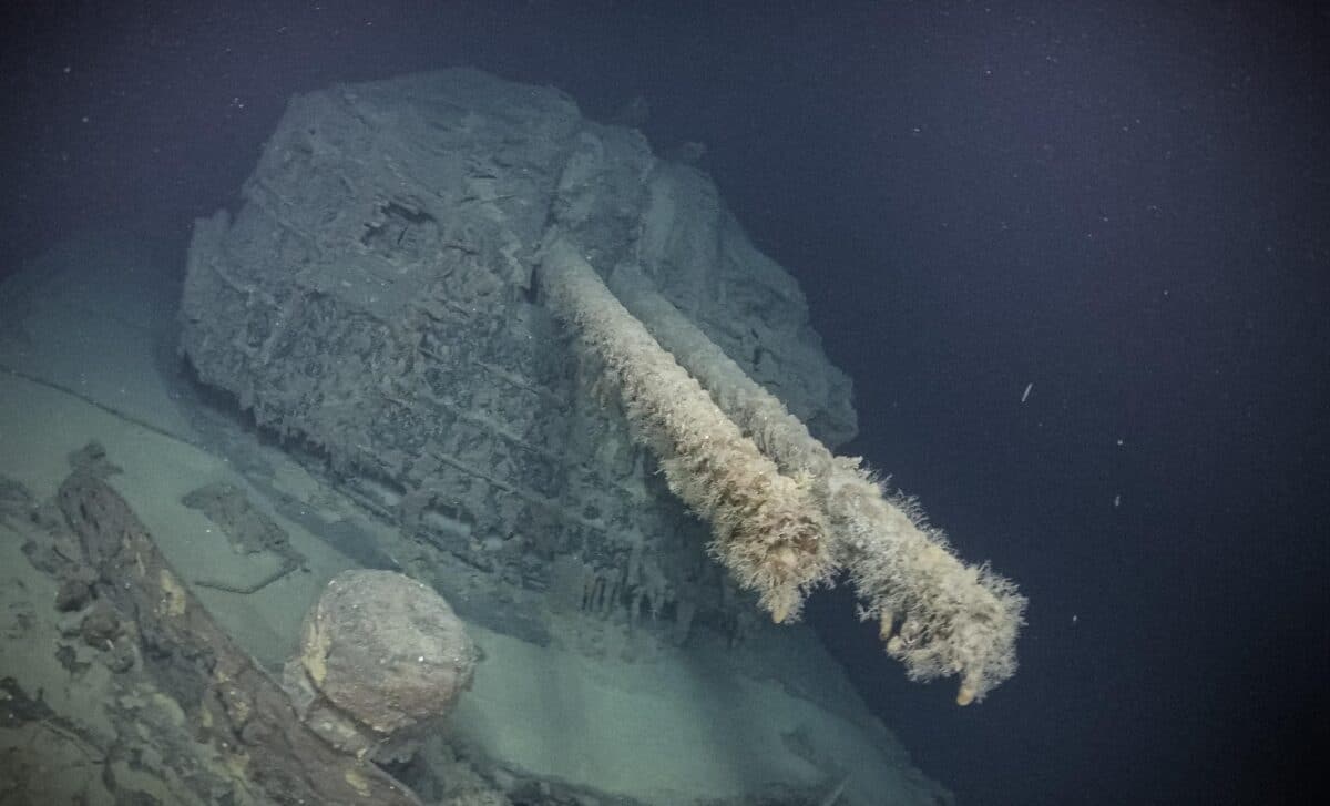 Teruzuki, a Japanese destroyer sunk during World War II