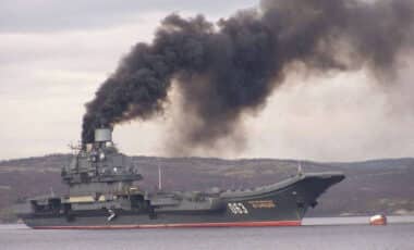 the Admiral Kuznetsov, Russia's aircraft carrier